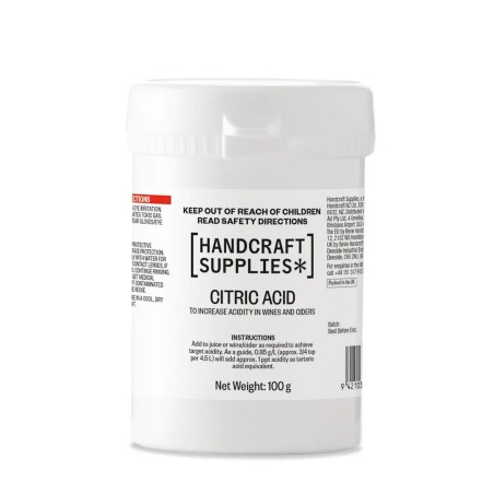 Citric Acid 100g-Handcraft Supplies- Chemicals/Additives