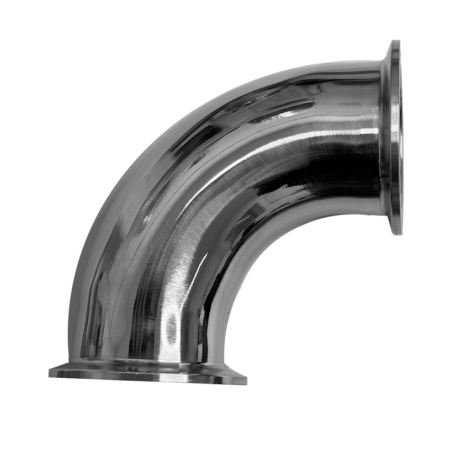 1.5" Tri-Clamp 90 Degree Elbow - Sanitary Tri-Clover Stainless Steel Fitting-- Tri-Clamp Fittings