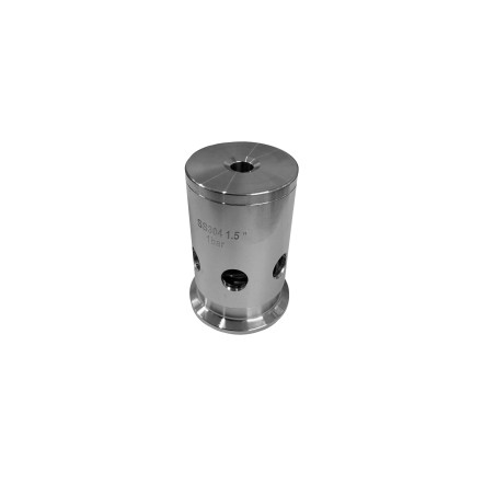 1.5" Tri-Clamp Pressure and Vacuum Relief Valve (1.5 BAR - 22 PSI)-- Tri-Clamp Fittings