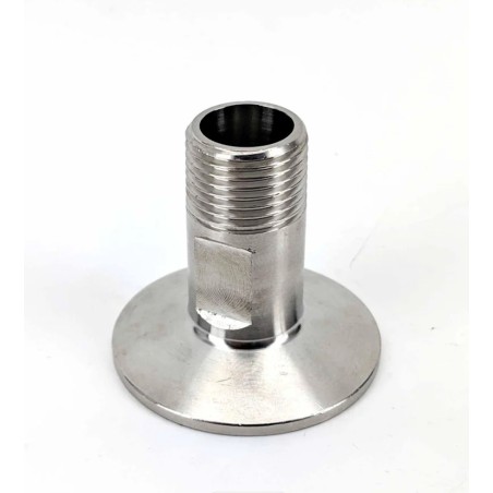 1.5" Tri-Clamp to 1/2" BSP Male Adaptor Fitting-KegLand- Tri-Clamp Fittings