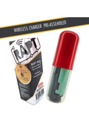 Wireless Charging RAPT Pill Hydrometer & Thermometer (Pre-Assembled, Red Housing)-KegLand- Specific Gravity