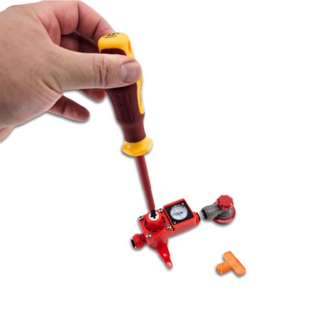 Low Profile (Phillips Head Tamper Proof Adjusted Knob) for BlowTie & Inline Regulators-KegLand- FermZilla
