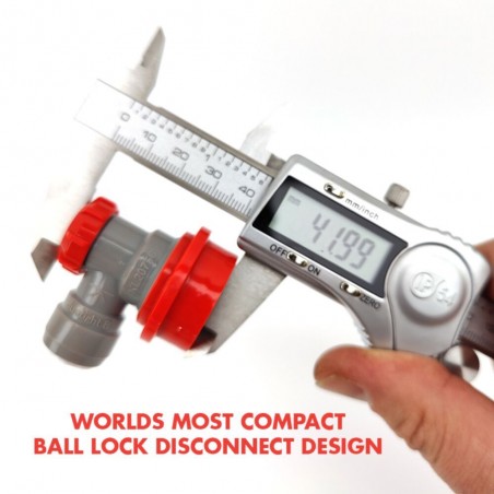 Duotight 6.35mm (1/4") Gas Ball Lock Disconnect-KegLand- Ball Lock Disconnect Fittings