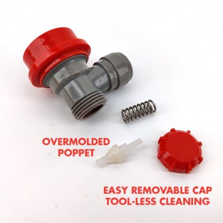 Duotight 6.35mm (1/4") Gas Ball Lock Disconnect-KegLand- Ball Lock Disconnect Fittings