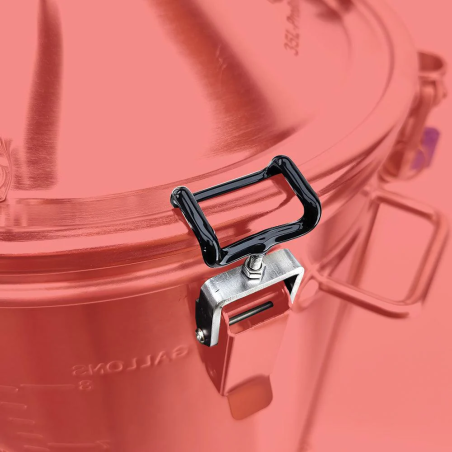 SS Adjustable Lid Clamps - Short (4 piece set) for 100L BrewZilla + DigiBoil-KegLand- Accessories