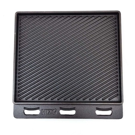 HIZO Cast Iron Double Sided Skillet (including 2 Handles)-HIZO- Pizza Equipment