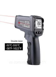 Infrared Thermometer Gun -50C to +580C (Black)-KegLand- Temperature