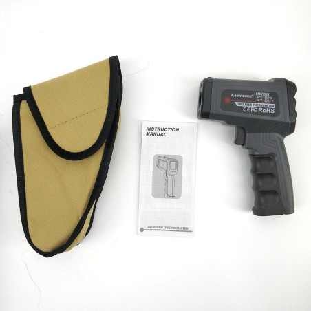 Infrared Thermometer Gun -50C to +580C (Black)-KegLand- Temperature