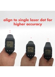 Infrared Thermometer Gun -50C to +580C (Black)-KegLand- Temperature