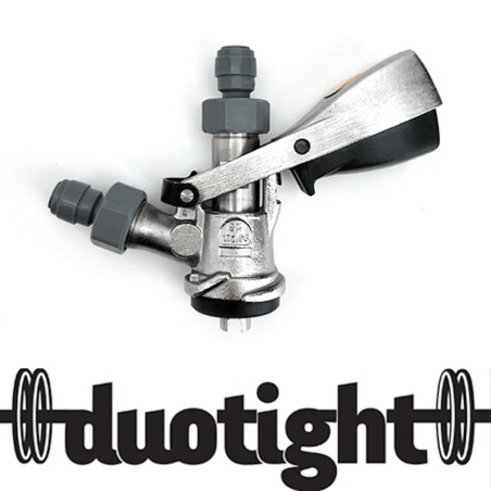 S-Type Sankey Keg Coupler S.S (includes 2 x Duotight 5/8"-8mm(5/16") Push Fit)-KegLand- Kegs, Spares and Accessories