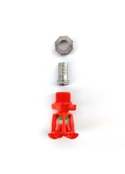 Little Red Spitfire - Low Volume CIP Spinning Spray Rotor (stainless swivel nut and barb )-KegLand- Cleaning / Sanitising