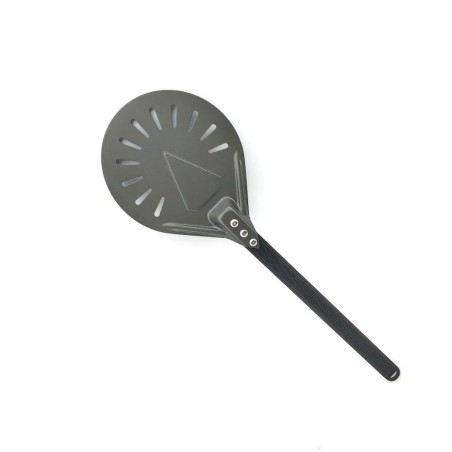 8" Perforated Pizza Spinner Peel-KegLand- Pizza Equipment