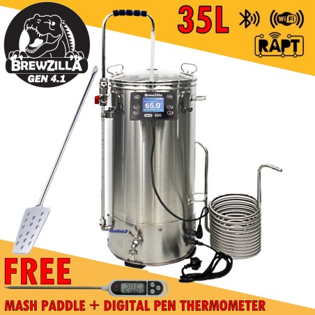BrewZilla Gen 4.1 35L All-In-One Microbrewery-KegLand- Brewzilla Microbrewery