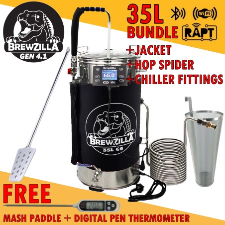 BrewZilla Gen 4.1 Bundle 35L All-In-One Microbrewery-KegLand- Brewzilla Microbrewery