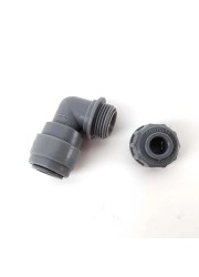 Duotight - 6.35mm (1/4'') Screwlock x 8mm (5/16'') - Reducer Elbow-KegLand- Duotight Fittings