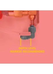 Duotight - 6.35mm (1/4'') Screwlock x 8mm (5/16'') - Reducer Elbow-KegLand- Duotight Fittings