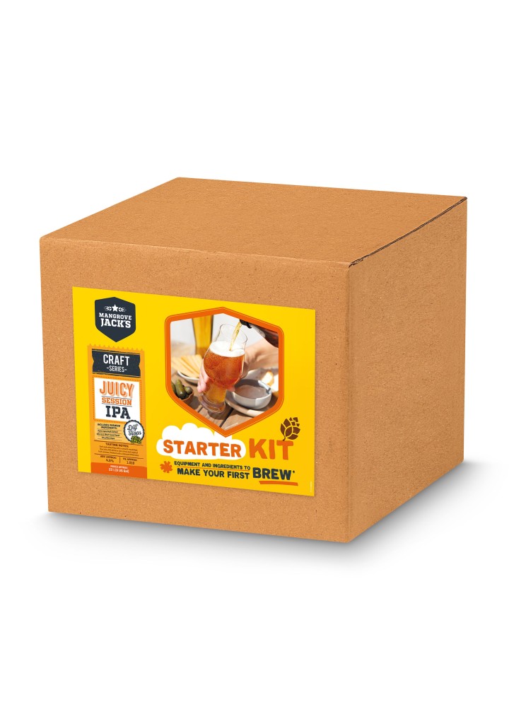 Mangrove Jack's Beer Starter Kit - Juicy Session IPA Craft Series Beer Kit-Handcraft Supplies- Starter Kit Bundles