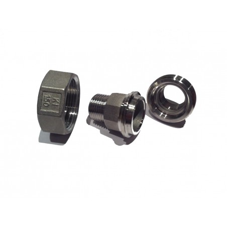 1/2" BSP Cone Seat Union Male x Female Stainless Steel SS316-- Cone Seat Union Fittings
