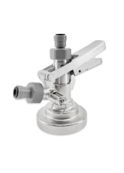KeyKeg Coupler with PRV (includes 2 threaded fittings and one-way duckbill valve)-KegLand- Kegs, Spares and Accessories