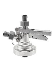 KeyKeg Coupler with PRV (includes 2 threaded fittings and one-way duckbill valve)-KegLand- Kegs, Spares and Accessories