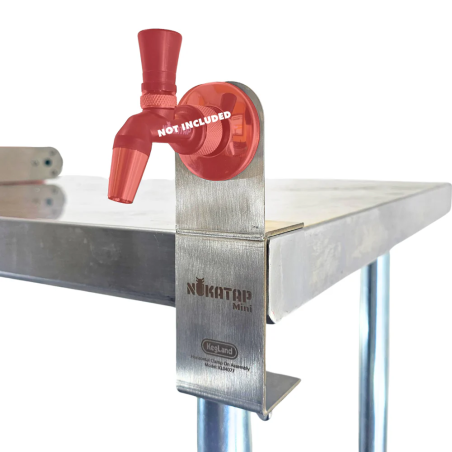 NukaTap Mini - Horizontal Clamp On Assembly-KegLand- Faucets and Shanks