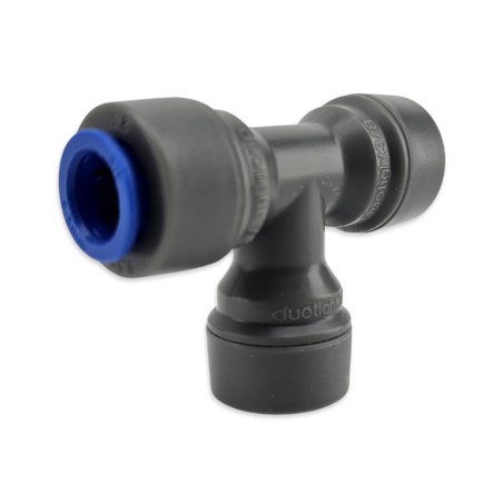 Duotight - 9.5mm (3/8') Thermowell Tee (suits 3.5 - 4.5mm OD Probe)-KegLand- Duotight Fittings