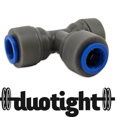 Duotight - 9.5mm (3/8') Thermowell Tee (suits 3.5 - 4.5mm OD Probe)-KegLand- Duotight Fittings