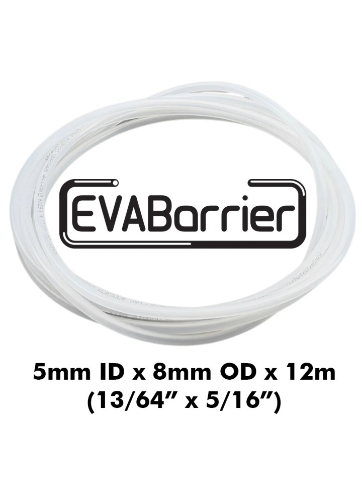 EVABarrier 5mm ID (13/64") x 8mm OD (5/16") x 12M Roll - Double Wall EVA-KegLand- Beer (and Gas) Line