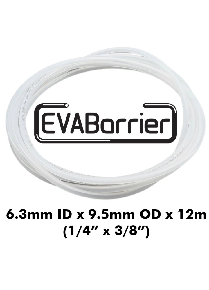 EVABarrier 6.3mm ID (1/4") x 9.5mm OD (3/8") x 12M Roll - Double Wall EVA-KegLand- Beer (and Gas) Line