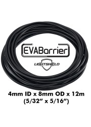 Black Lightshield EVABarrier 4mm ID (5/32") x 8mm OD (5/16") x 1M (Per Metre) - Double Wall EVA-KegLand- Beer (and Gas) Line