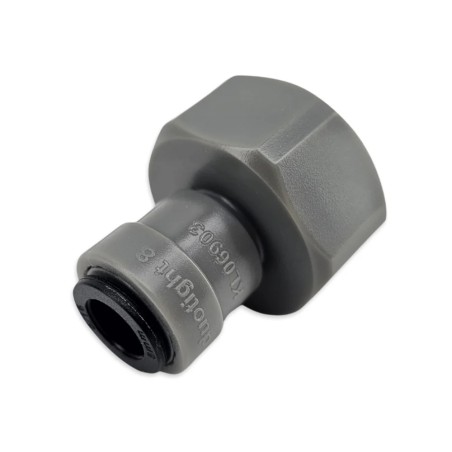 Duotight 8mm (5/16”) Female x 5/8” BSP Female Thread (suits Keg Couplers and Tap Shanks)-KegLand- Duotight Fittings