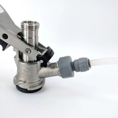 Duotight 8mm (5/16”) Female x 5/8” BSP Female Thread (suits Keg Couplers and Tap Shanks)-KegLand- Duotight Fittings