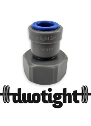 Duotight 9.5mm (3/8”) Female x 5/8” BSP Female Thread (suits Keg Couplers and Tap Shanks)-KegLand- Duotight Fittings