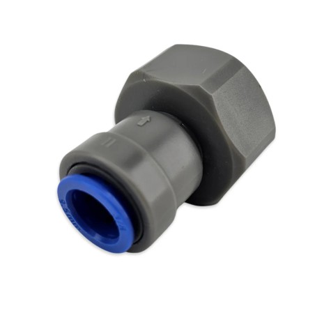 Duotight 9.5mm (3/8”) Female x 5/8” BSP Female Thread (suits Keg Couplers and Tap Shanks)-KegLand- Duotight Fittings