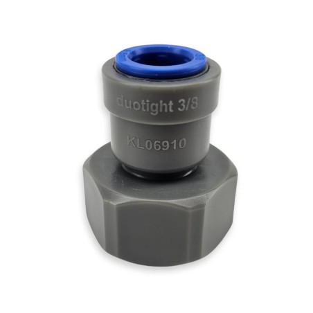 Duotight 9.5mm (3/8”) Female x 5/8” BSP Female Thread (suits Keg Couplers and Tap Shanks)-KegLand- Duotight Fittings