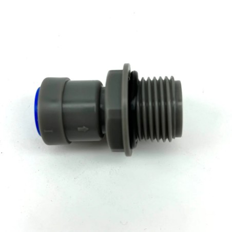Duotight 9.5mm (3/8”) Female x 1/2" BSP Male Thread (Bulkhead)-KegLand- Duotight Fittings