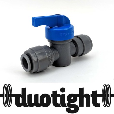 Duotight 8mm (5/16”) Female Ball Valve/Shut Off Valve-KegLand- Duotight Fittings