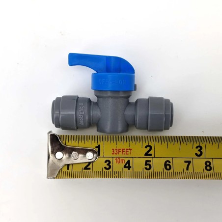 Duotight 8mm (5/16”) Female Ball Valve/Shut Off Valve-KegLand- Duotight Fittings