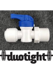 Duotight 9.5mm (3/8”) Female x 1/2'' BSP Male Thread Ball Valve-KegLand- Duotight Fittings