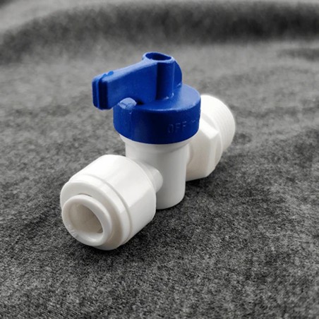 Duotight 9.5mm (3/8”) Female x 1/2'' BSP Male Thread Ball Valve-KegLand- Duotight Fittings