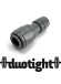 Duotight 6.35mm (1/4'') Female x 9.5mm (3/8'') Female Reducer-KegLand- Duotight Fittings