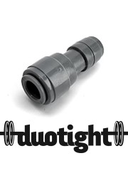 Duotight 6.35mm (1/4'') Female x 9.5mm (3/8'') Female Reducer-KegLand- Duotight Fittings