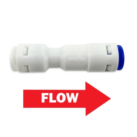 Monotight 6.35mm (1/4) Female x 6.35mm (1/4”) Female One Way Check Valve (Gas/Water)-KegLand- Duotight Fittings