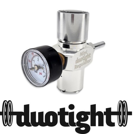 Mini Duotight Regulator - 6.35mm (1/4'') Suits 16g and 74g Bulbs-KegLand- Gas Regulators