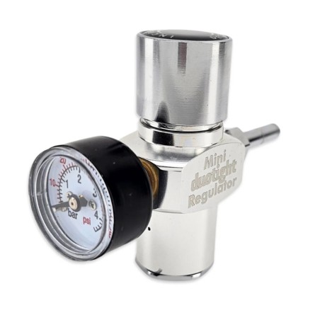 Mini Duotight Regulator - 6.35mm (1/4'') Suits 16g and 74g Bulbs-KegLand- Gas Regulators