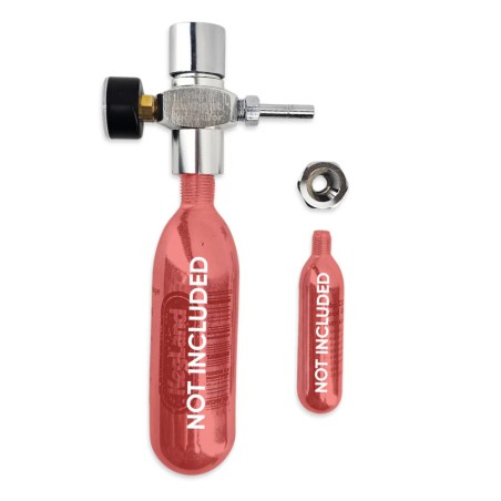 Mini Duotight Regulator - 6.35mm (1/4'') Suits 16g and 74g Bulbs-KegLand- Gas Regulators