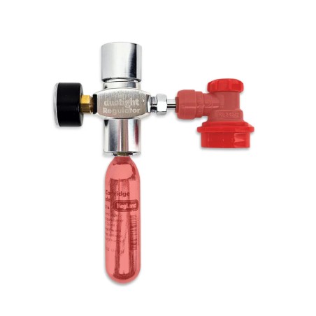 Mini Duotight Regulator - 6.35mm (1/4'') Suits 16g and 74g Bulbs-KegLand- Gas Regulators