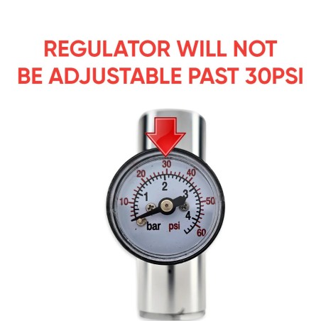 Mini Duotight Regulator - 6.35mm (1/4'') Suits 16g and 74g Bulbs-KegLand- Gas Regulators