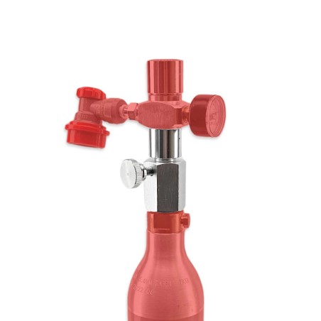 Deluxe Sodastream Cylinder Adapter for Mini Duotight Regulator-KegLand- Gas Regulators & Parts