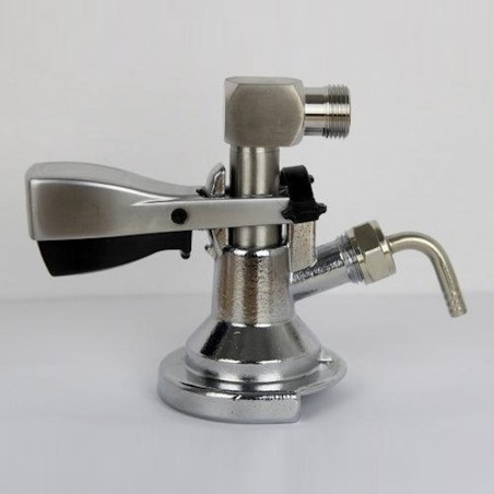Keg Coupler Low Profile Elbow Bend-KegLand- Kegs, Spares and Accessories
